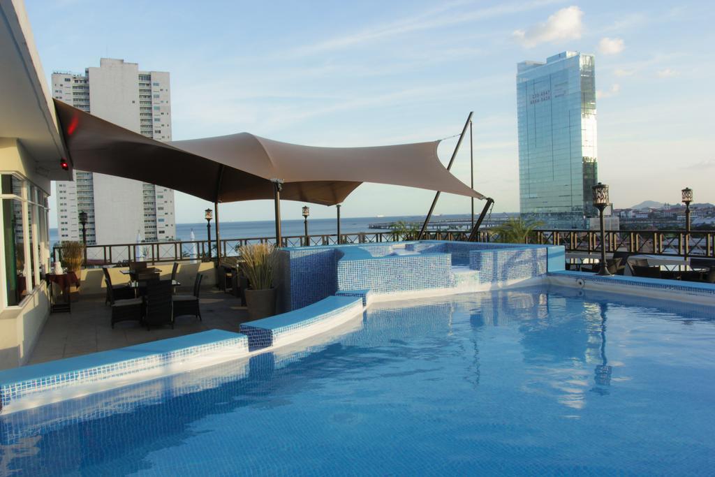 Hotel Bahia Suites Panama Stadt Exterior foto