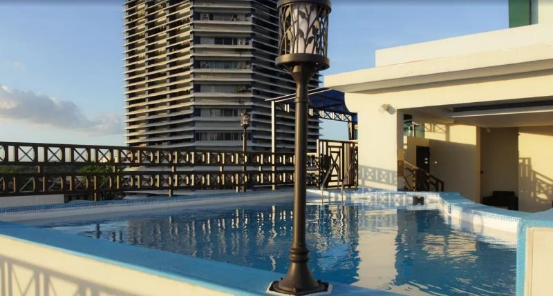 Hotel Bahia Suites Panama Stadt Exterior foto
